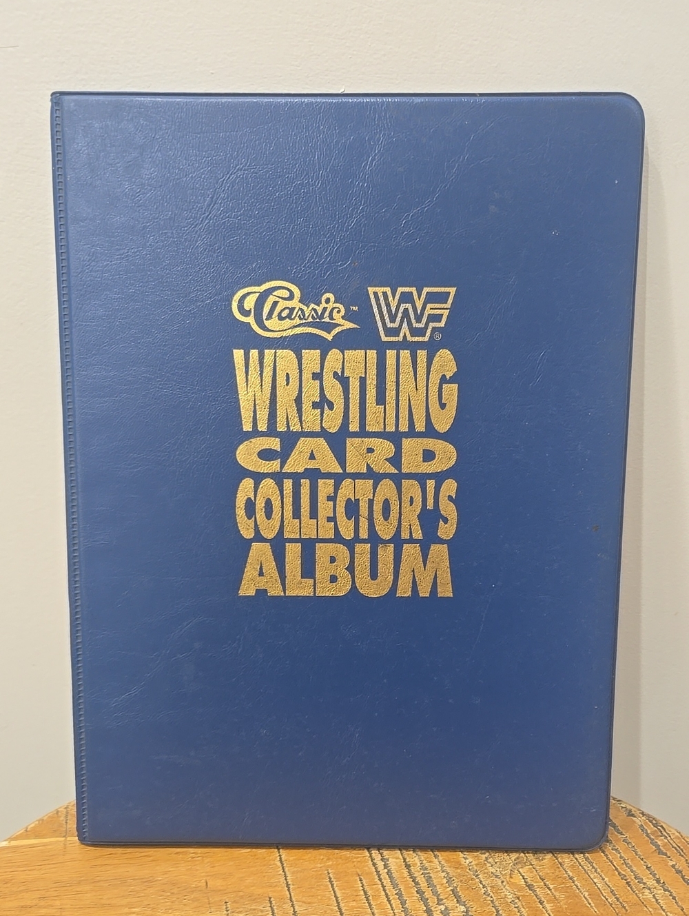 Vintage WWF Wrestling Card Collectors Album